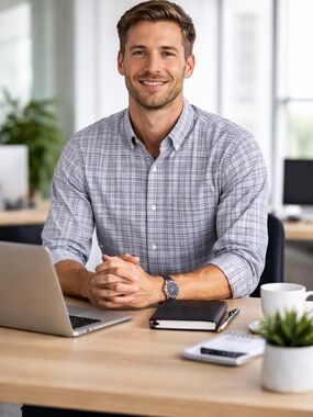 Peter Millar Gray Plaid Button-Down Shirt